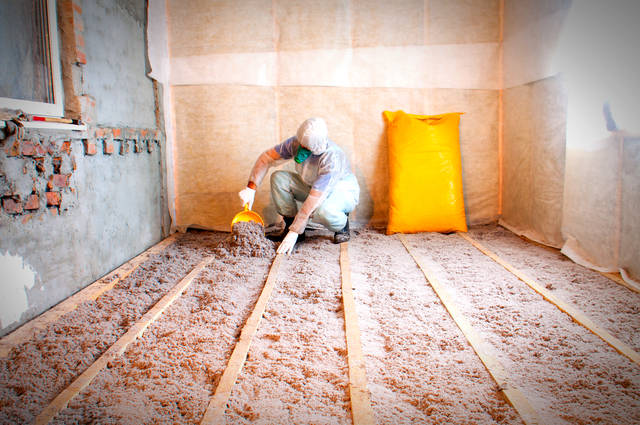 Loft insulation image by Mironmax Studio (via Shutterstock)