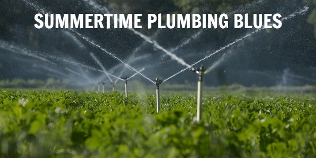 Summertime plumbing blues image by Itsajoop (via Shutterstock).